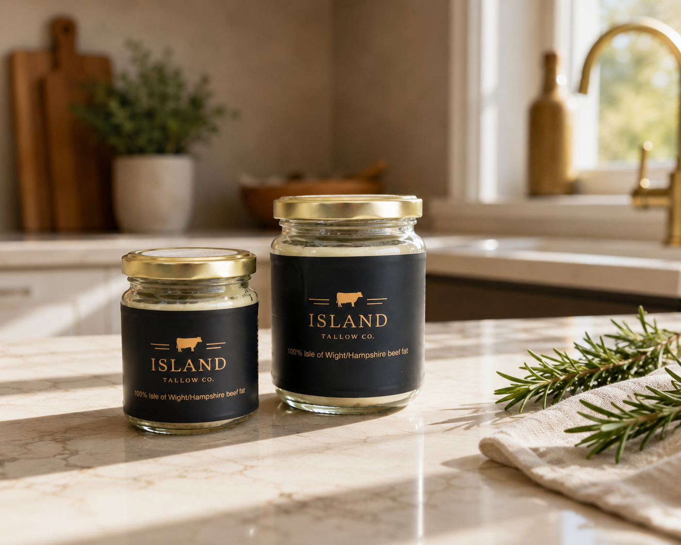 Grass-Fed Beef Tallow — 2 x 500g