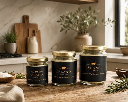 Grass-Fed Beef Tallow — 3 x 500g