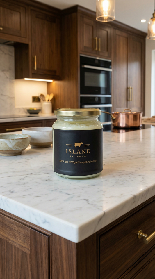 Grass-Fed Beef Tallow — 3 x 500g